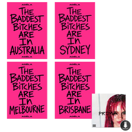 Baddest Bitches Poster + PRIMA (exclusive bonus track edition digital album) - Sydney