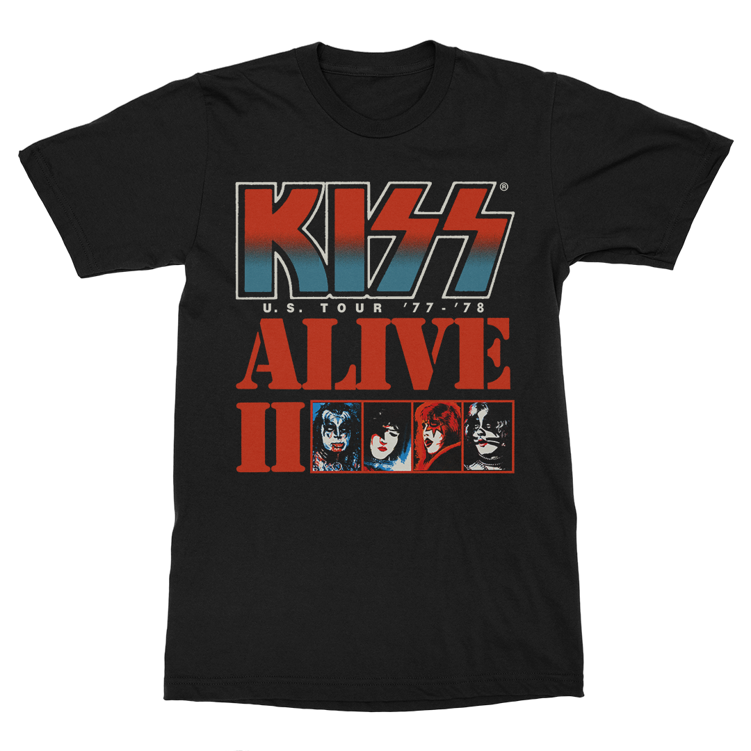 KISS - Alive II Tour T-Shirt | uMusic Shop Australia - uMusic Shop