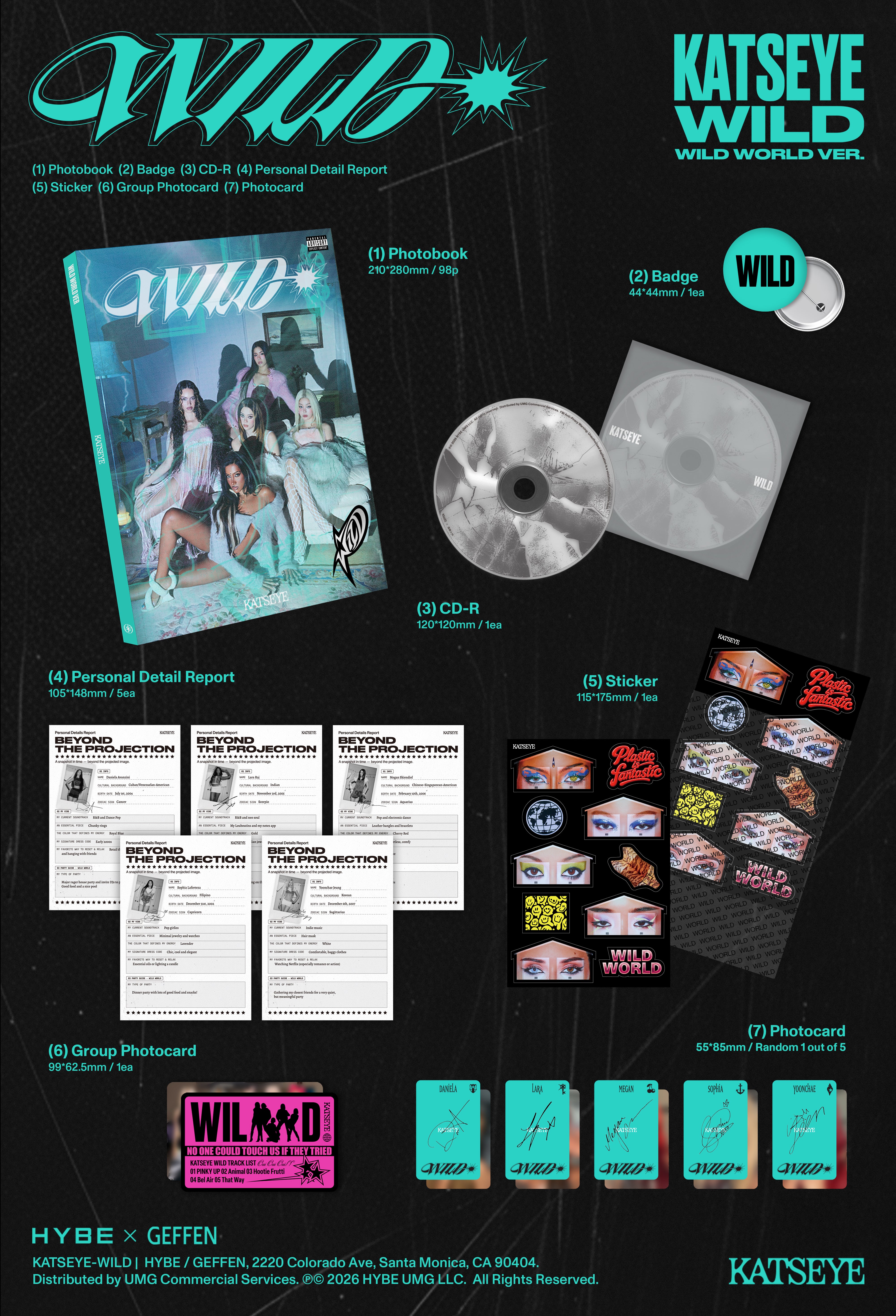 WILD (Wild World Version CD) Contents