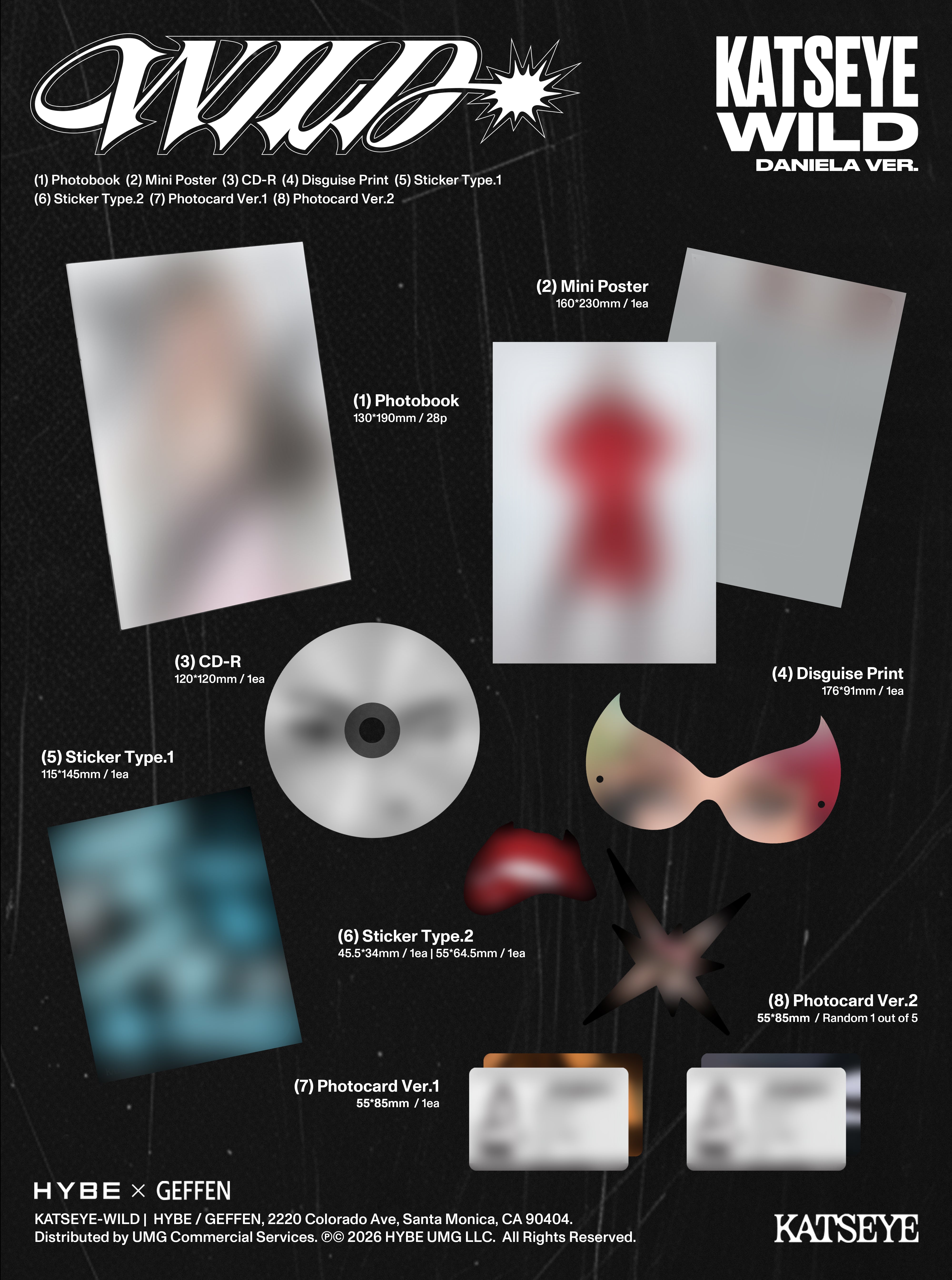WILD (Daniela Version CD) Contents