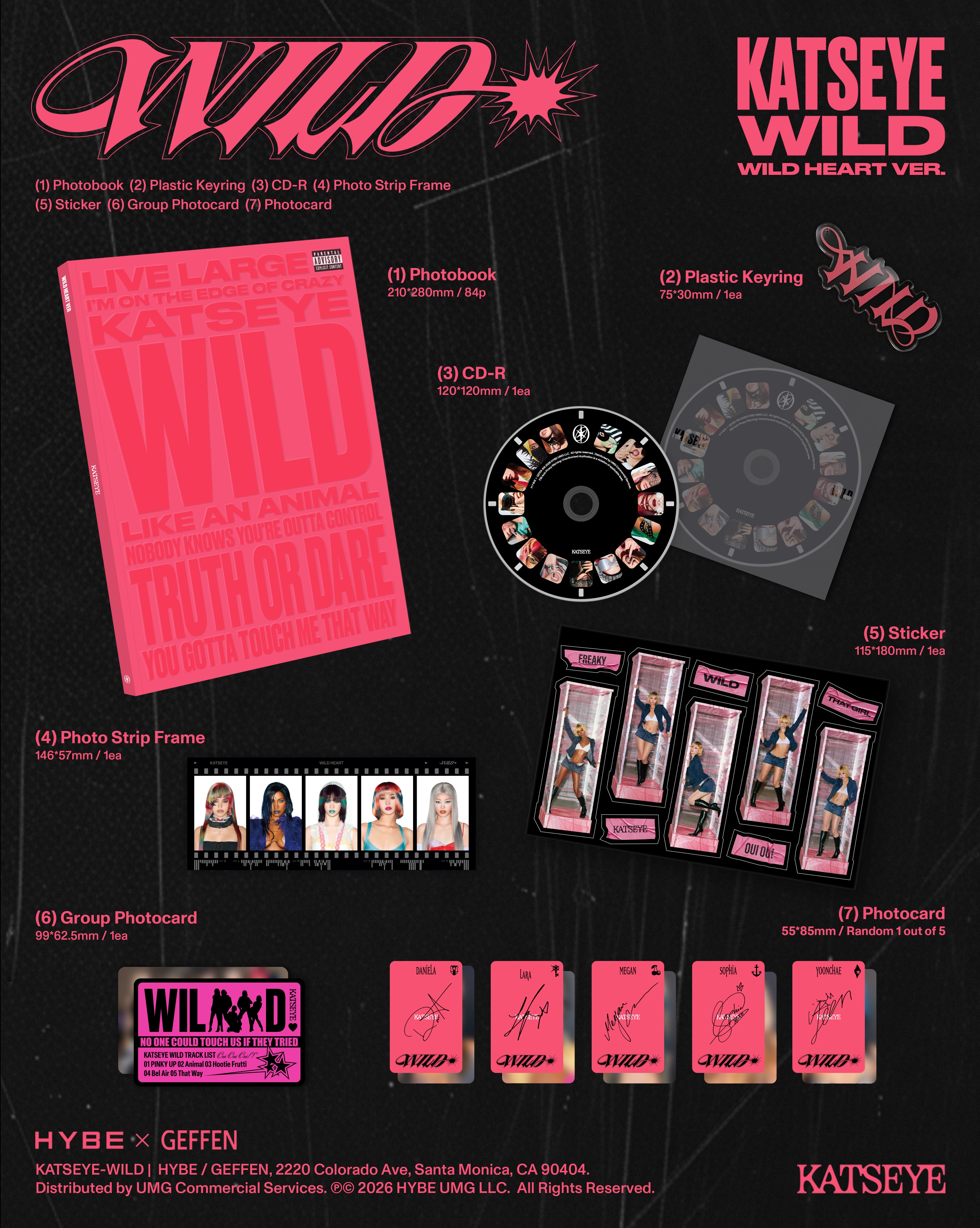 WILD (Wild Heart Version CD) Contents