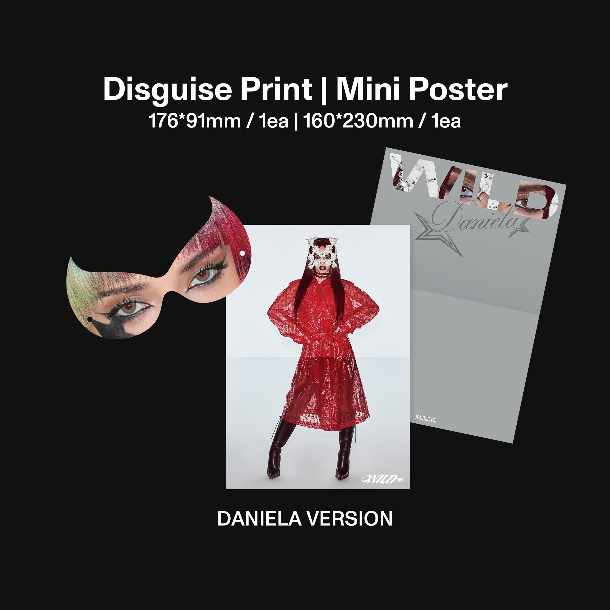 WILD (Daniela Version CD) Disguise & Poster