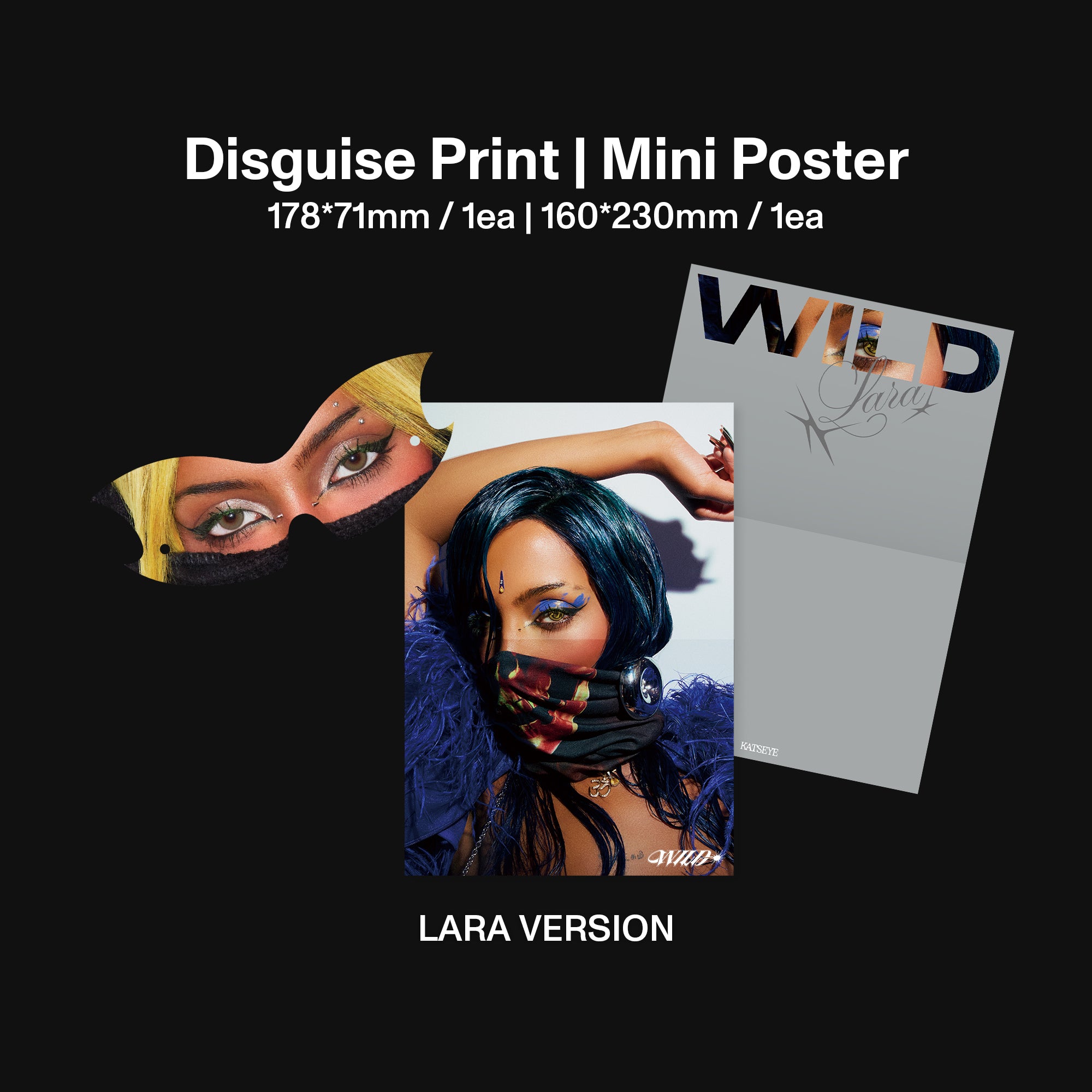 WILD (Lara Version CD) Disguise & Poster