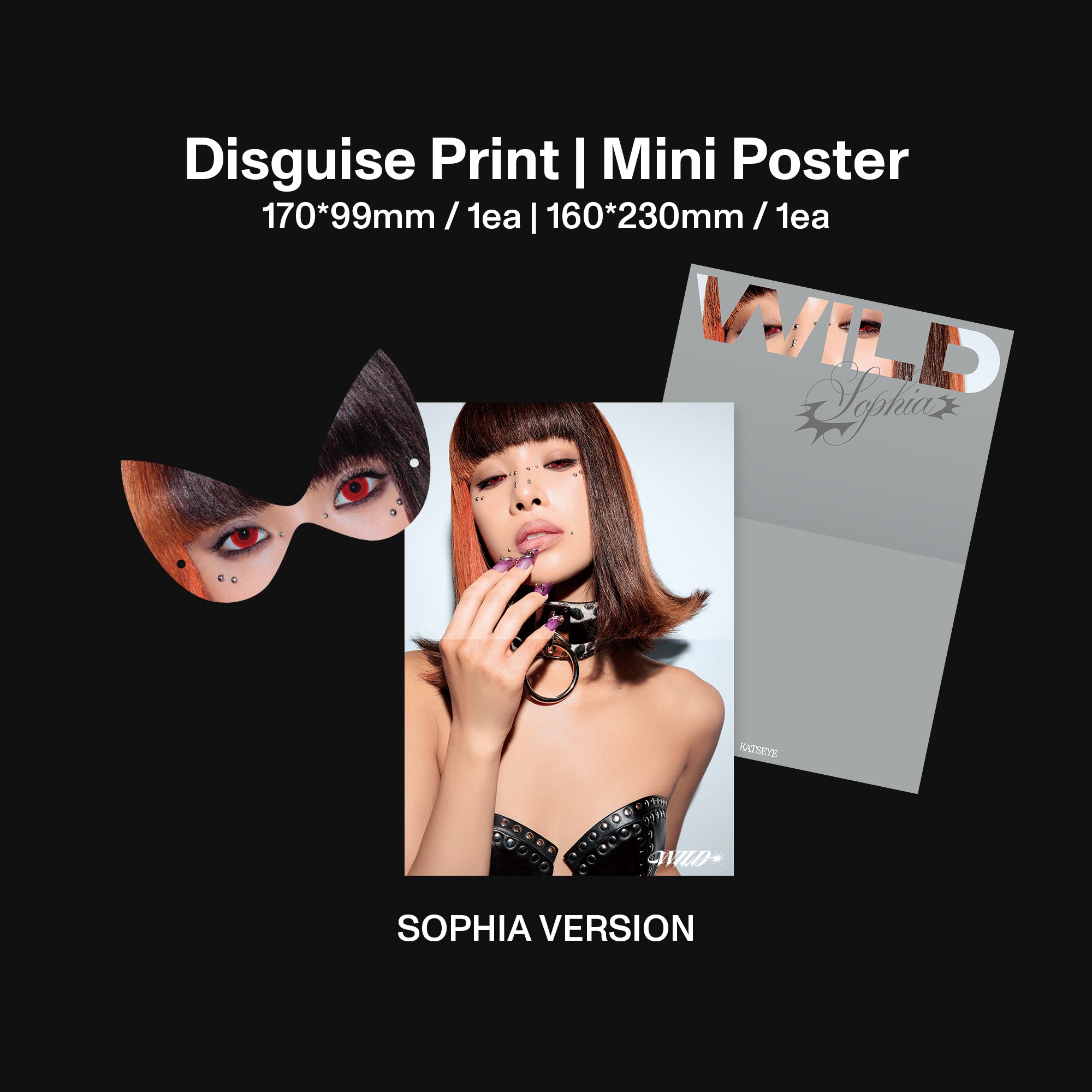 WILD (Sophia Version CD) Disguise & Poster