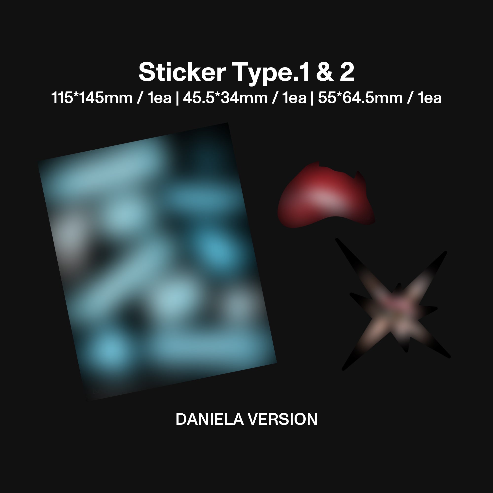 WILD (Daniela Version CD) Stickers