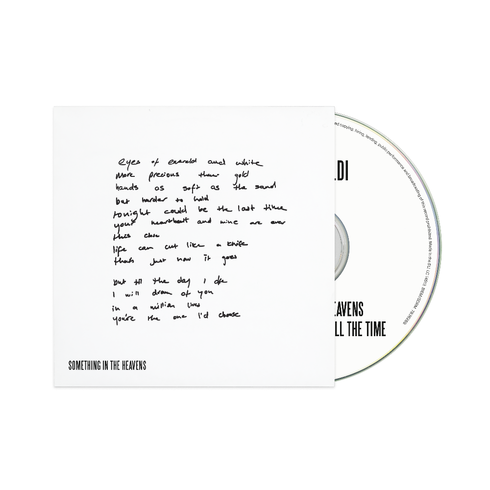 Something In The Heavens (Lyrics CD Single) Packshot
