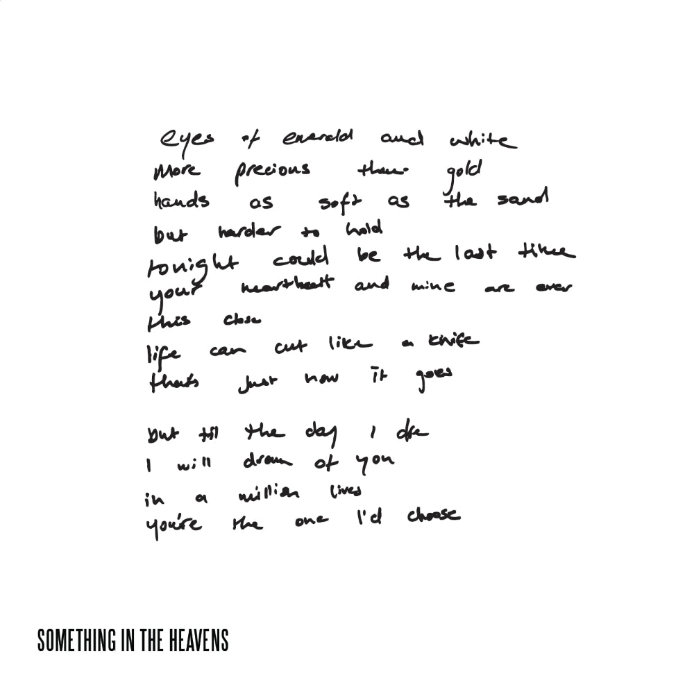 Something In The Heavens (Lyrics CD Single) Cover