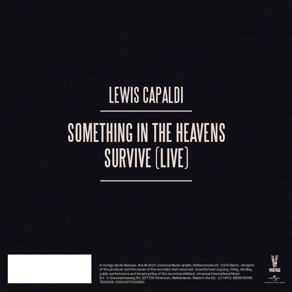 Something In The Heavens (Original CD Single) Back Cover