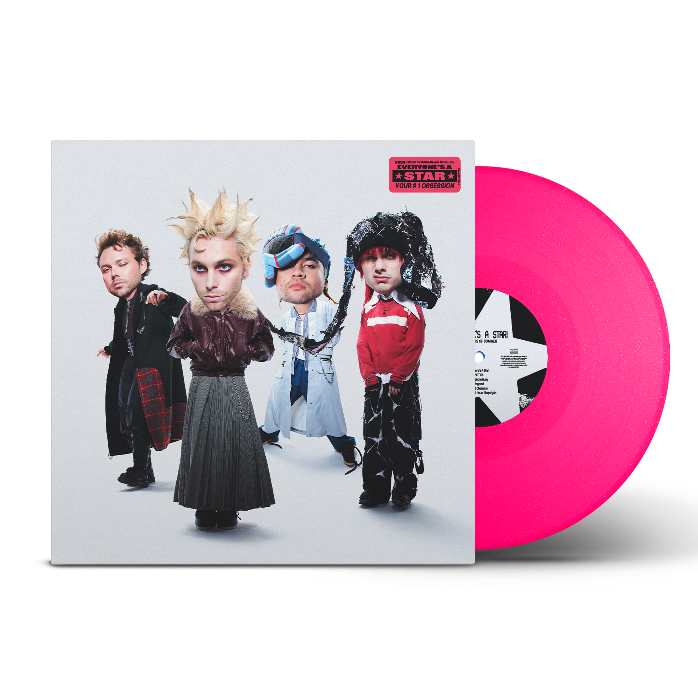 Everyone’s A Star! (Hot Pink Glitter Vinyl)