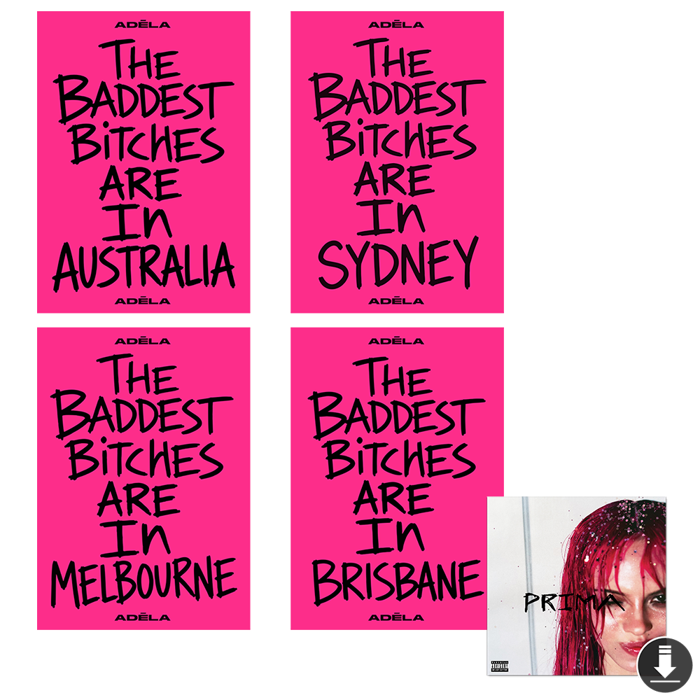 Baddest Bitches Poster + PRIMA (exclusive bonus track edition digital album)