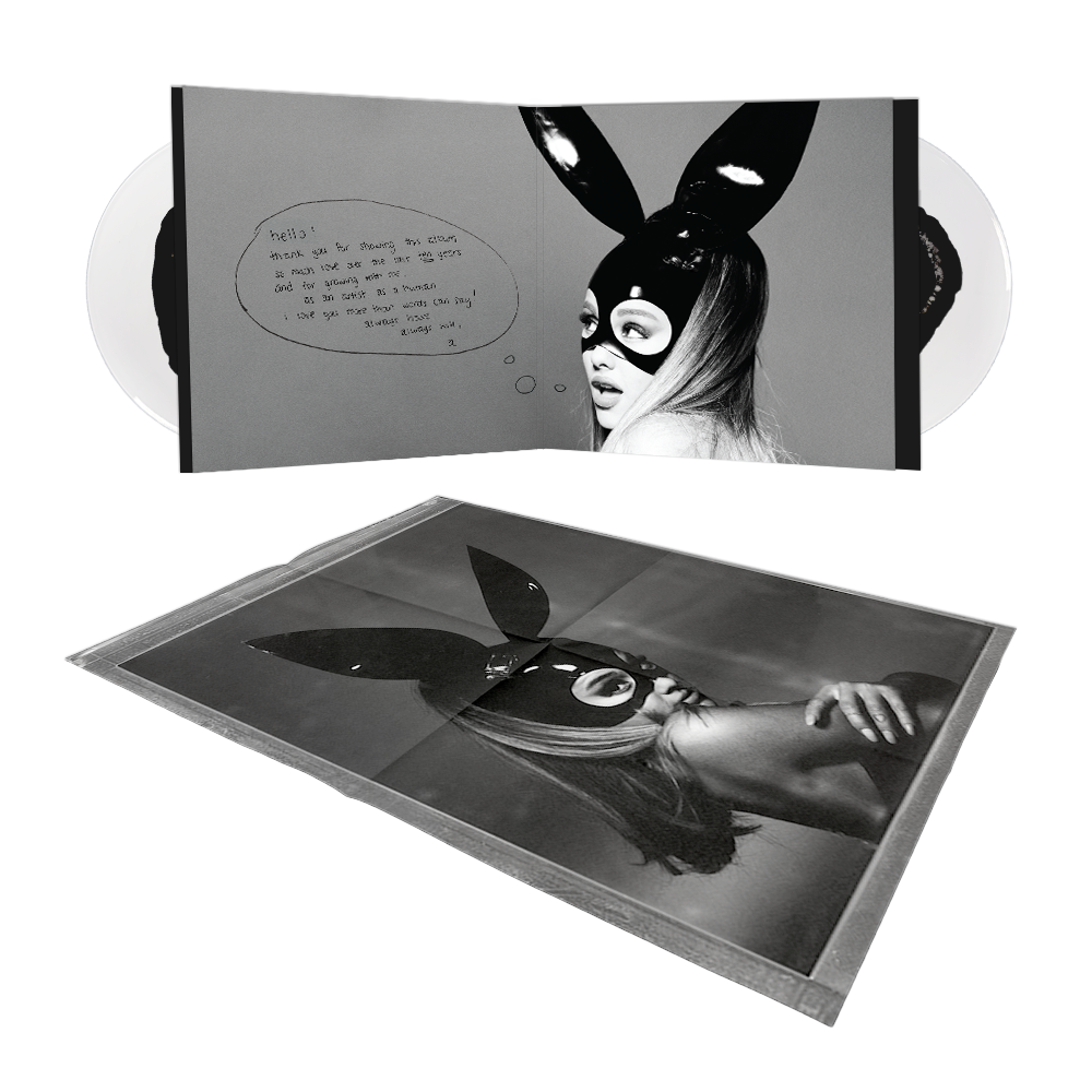 Dangerous Woman Tenth Anniversary Edition - 2016 Art (Exclusive Black & Clear 2LP) with Poster