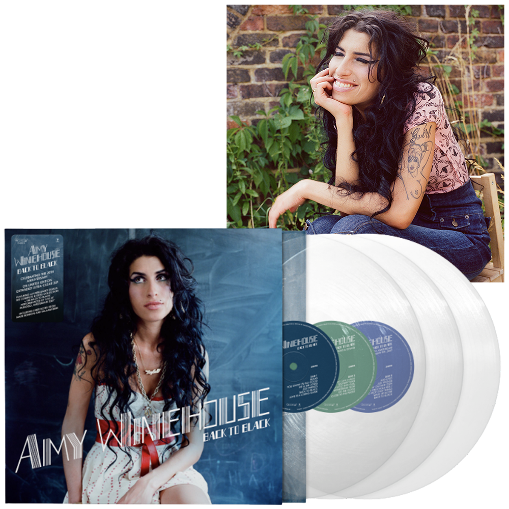 Back To Black (20th Anniversary Deluxe Clear 3LP) + Exclusive Photo Print