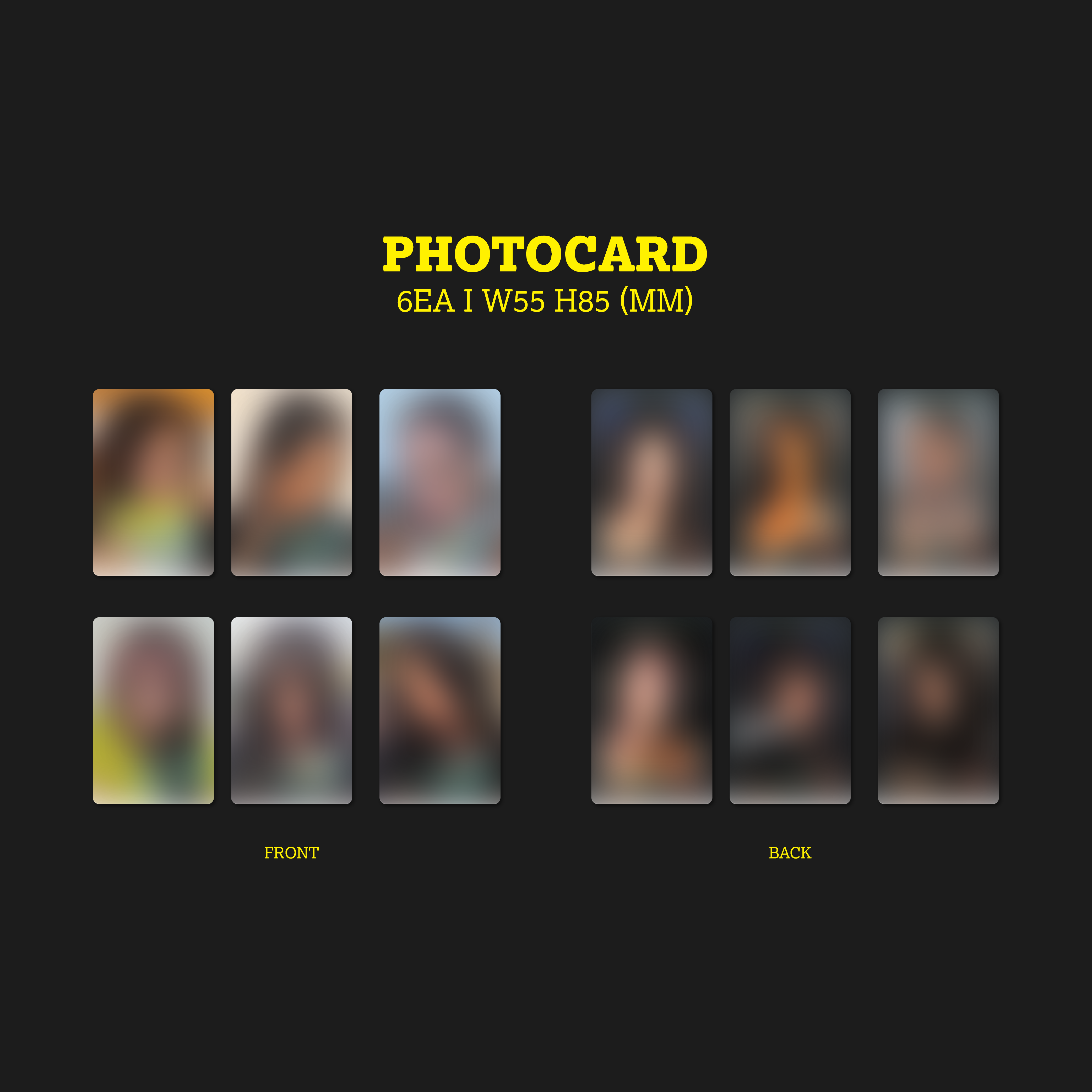 BEAUTIFUL CHAOS (Coloured LP) Photocards