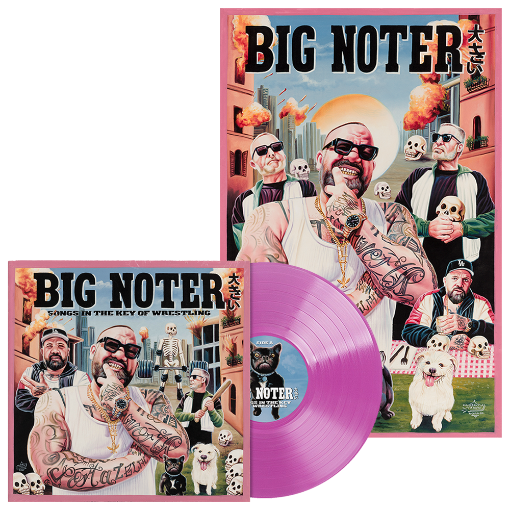 Songs In The Key Of Wrestling (Hot Pink LP) + Exclusive Limited Edition Signed Poster
