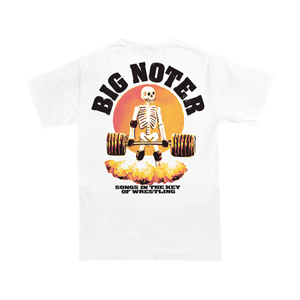 Songs In The Key Of Wrestling Skeleton T-Shirt Back
