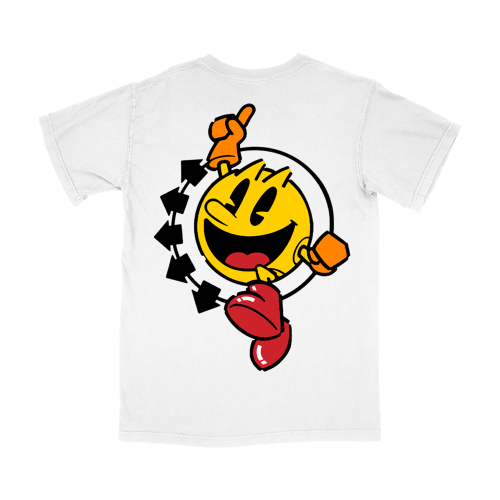 PAC-MAN x BLINK-182 Smiley T-Shirt Back