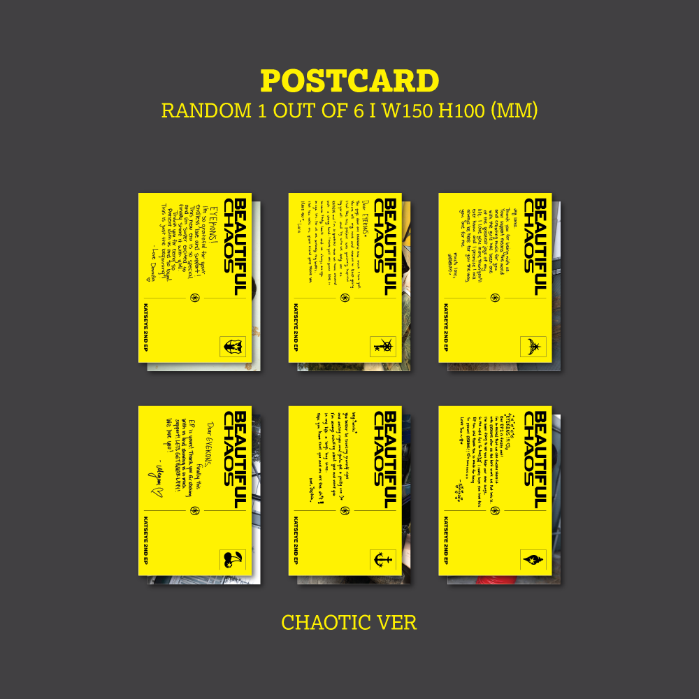 BEAUTIFUL CHAOS (Chaotic Ver. CD) Postcard