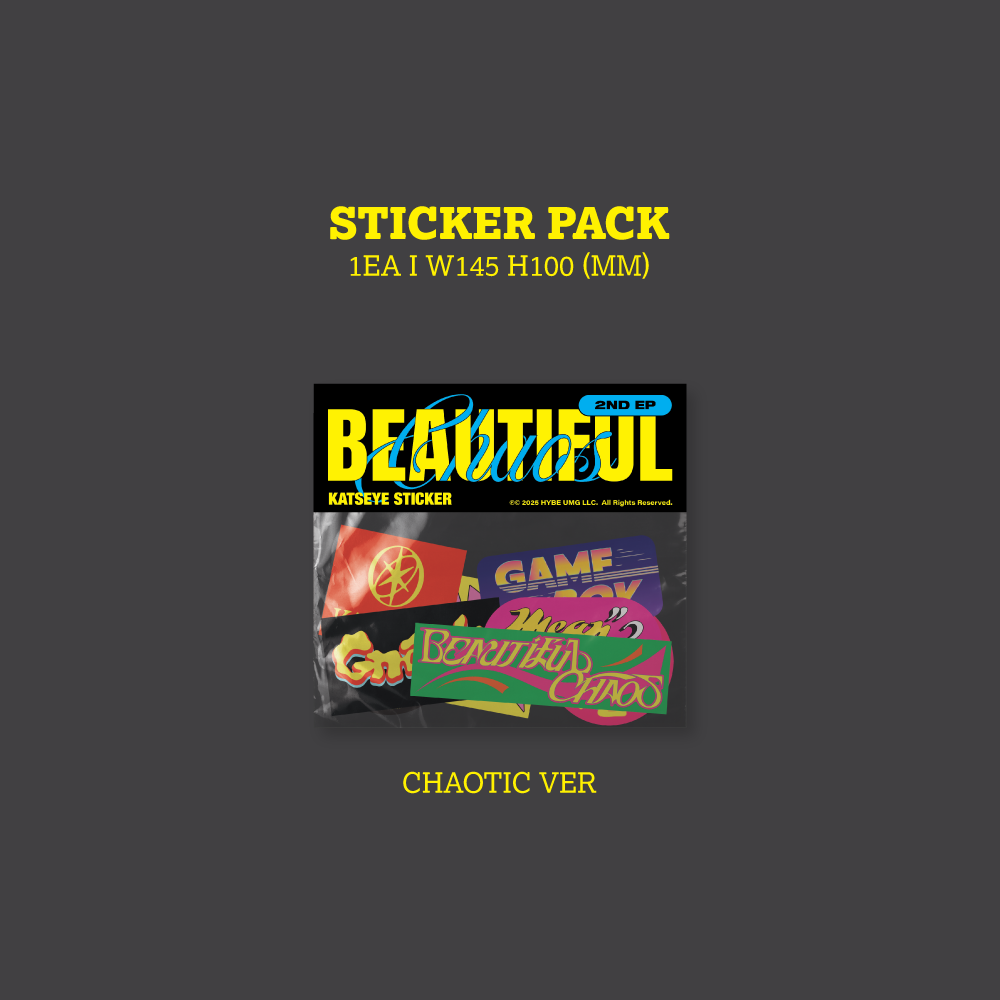 BEAUTIFUL CHAOS (Chaotic Ver. CD) Sticker Pack