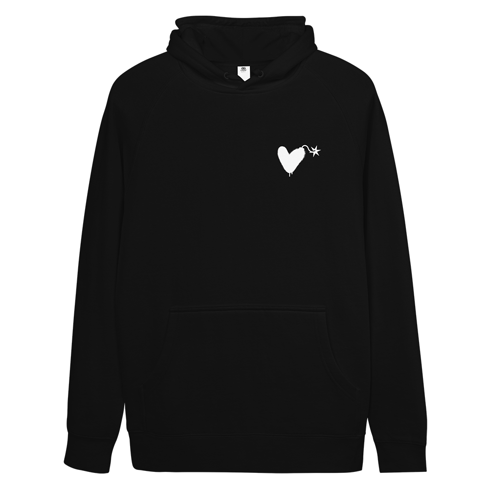 Lovebombs Hoodie Black Front