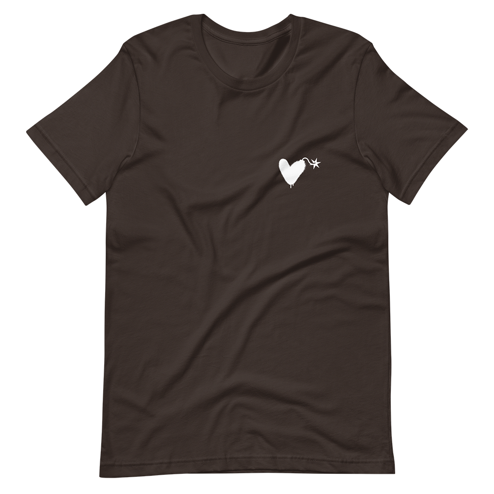 Lovebombs T-Shirt Brown Front