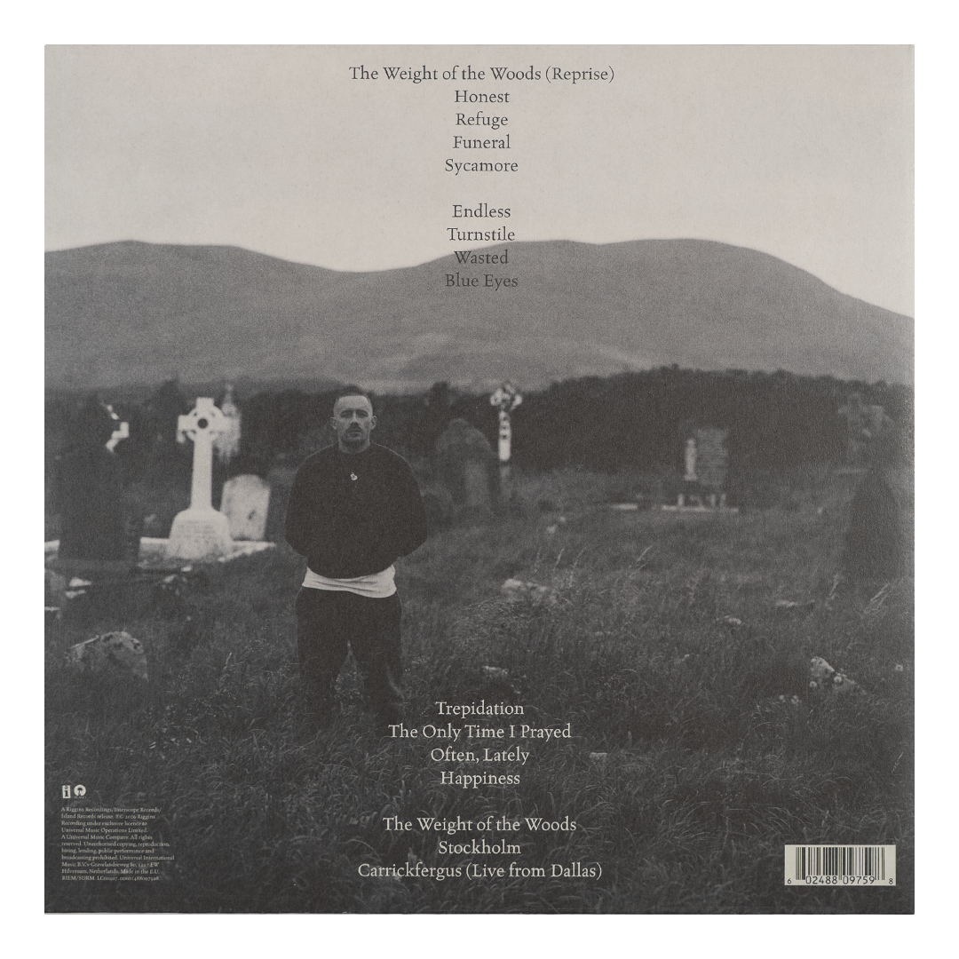 The Weight of the Woods ('The Hopeful Dark' Exclusive 2LP) back sleeve