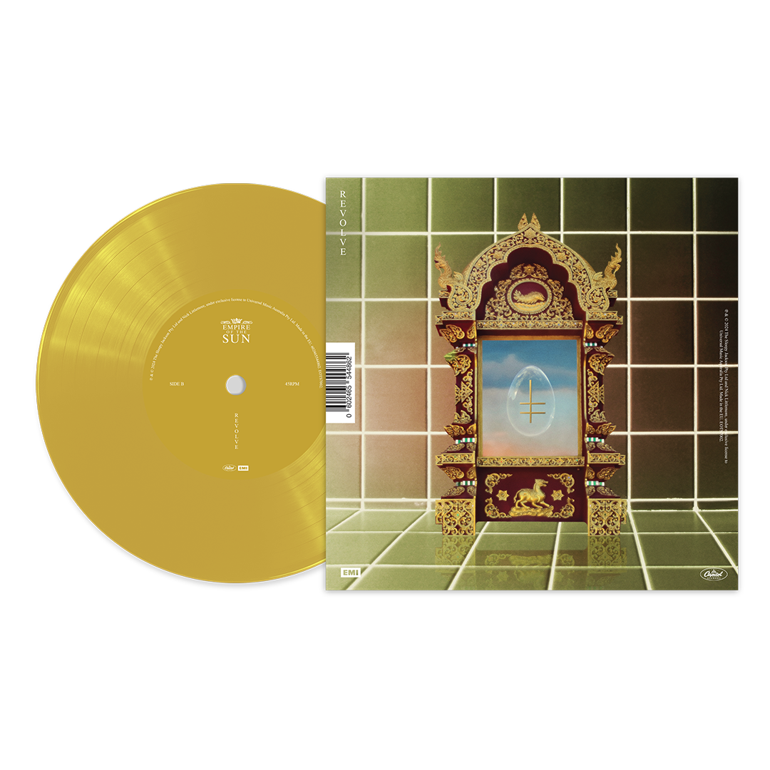 Music On The Radio (Exclusive Transparent Gold Metallic 7") Back