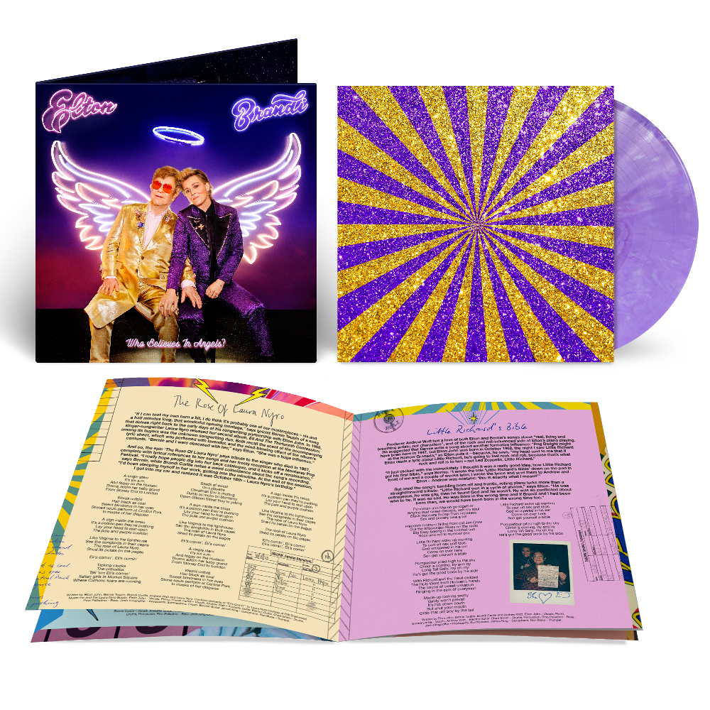 Who Believes In Angels? (Exclusive Purple Marble LP)  Exploded Packshot