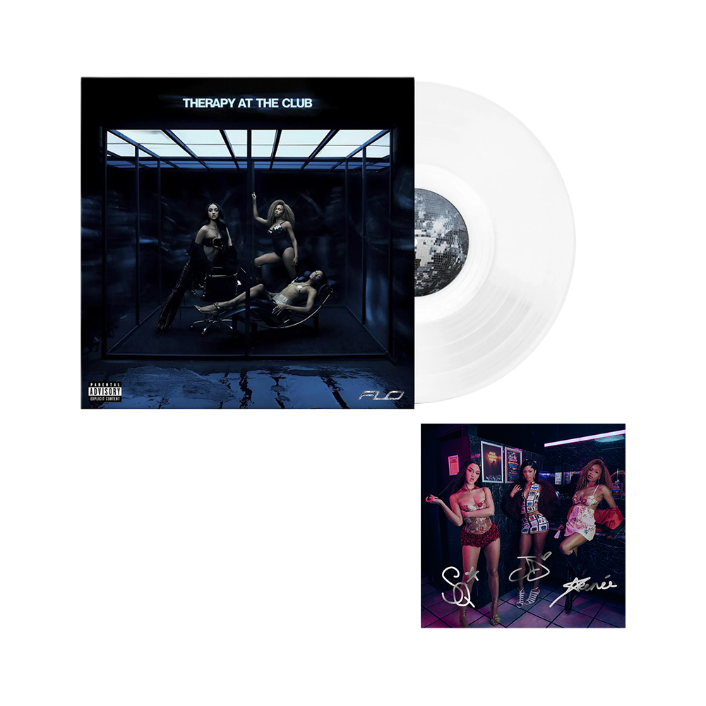 THERAPY AT THE CLUB (Clear LP) + Signed Art Card