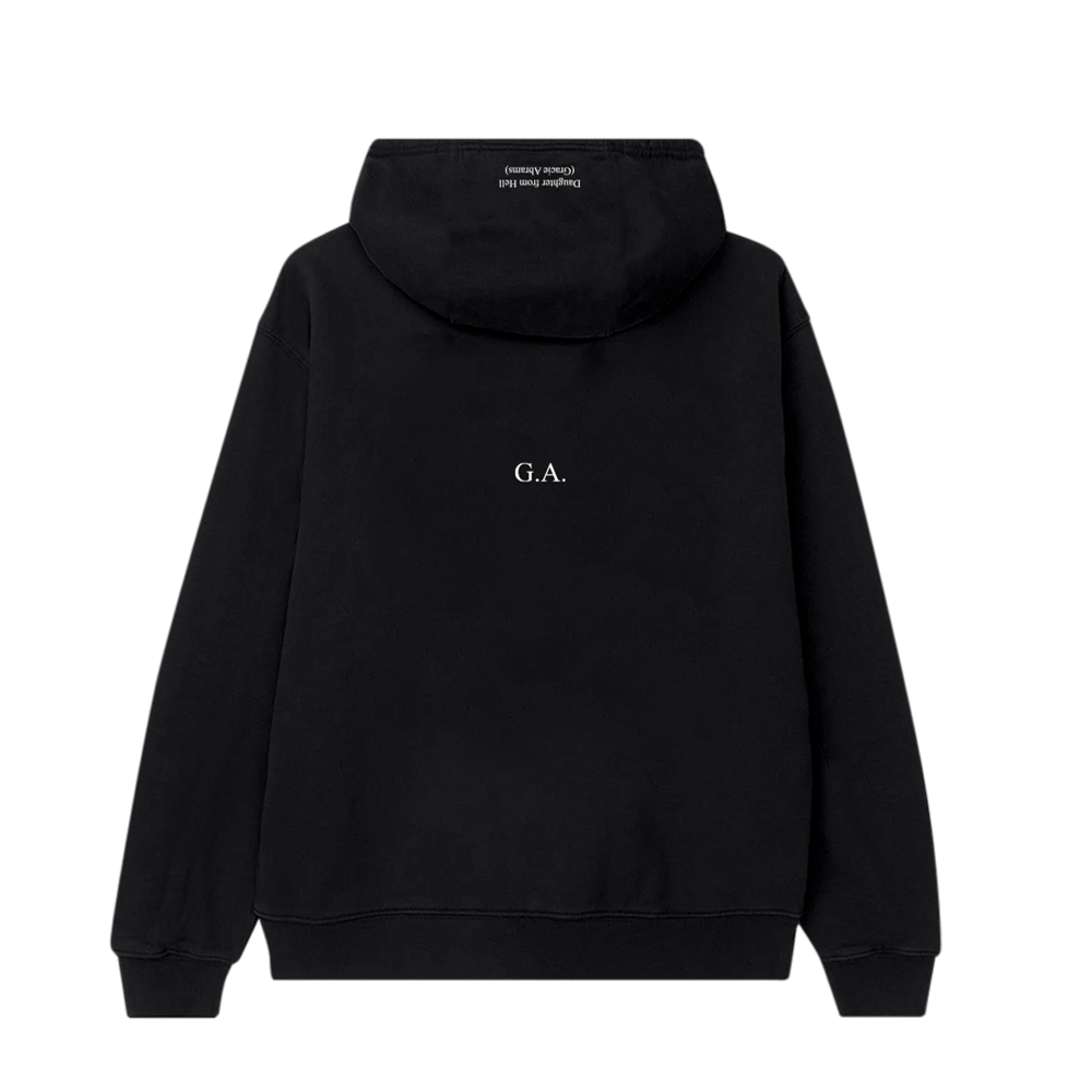 Daughter from Hell G.A. Photo Black Hoodie Back