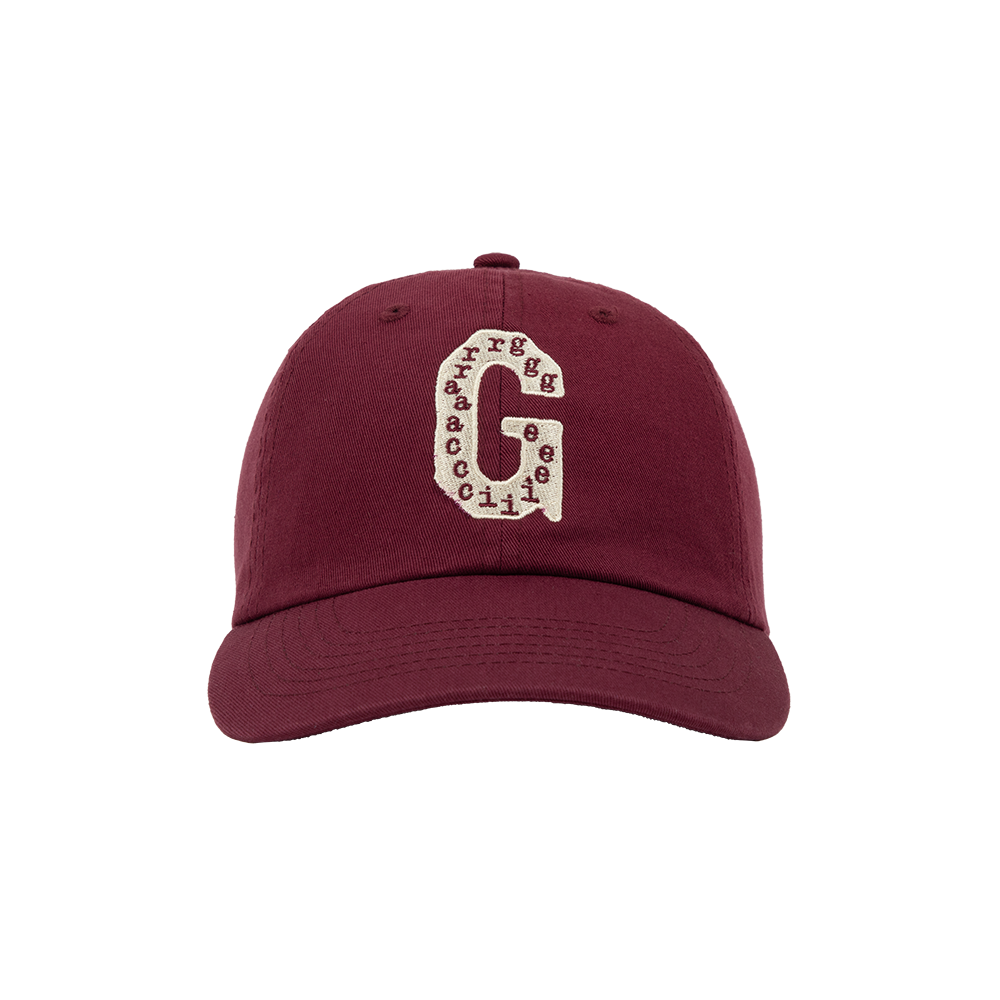 G Abrams Maroon Adjustable Hat front