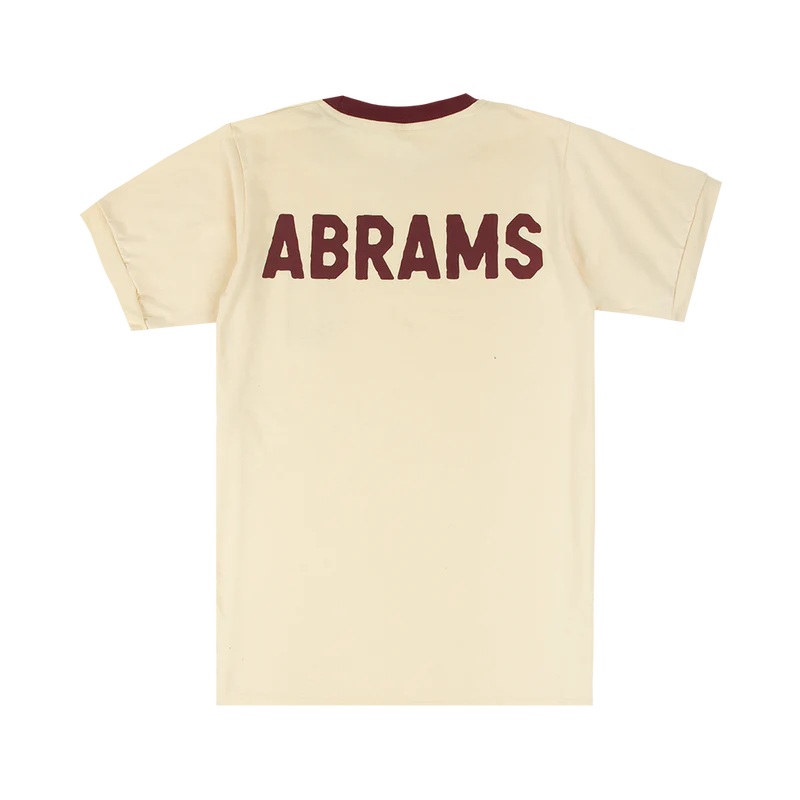 G Abrams Maroon Ringer Unisex T-Shirt Back