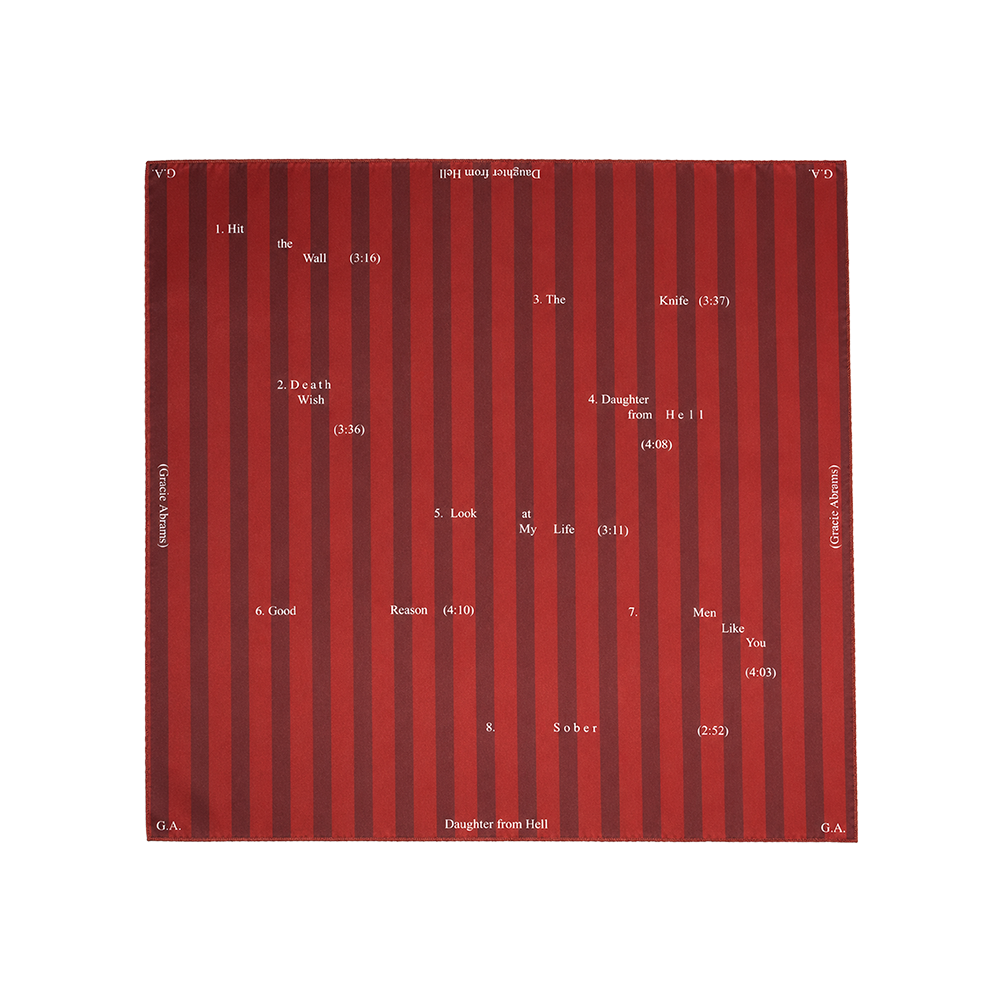 Daughter from Hell Tracklist Bandana Front