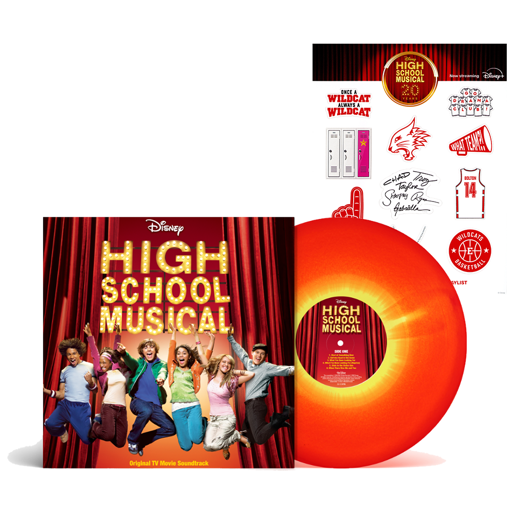 High School Musical (20th Anniversary Red & Yellow LP) + Sticker Sheet