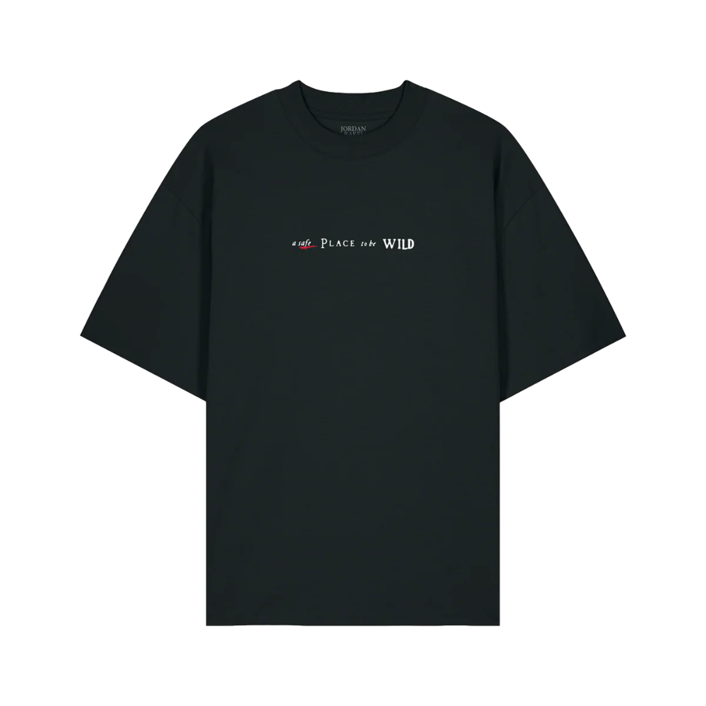 A Safe Place To Be Wild T-Shirt - Black Front