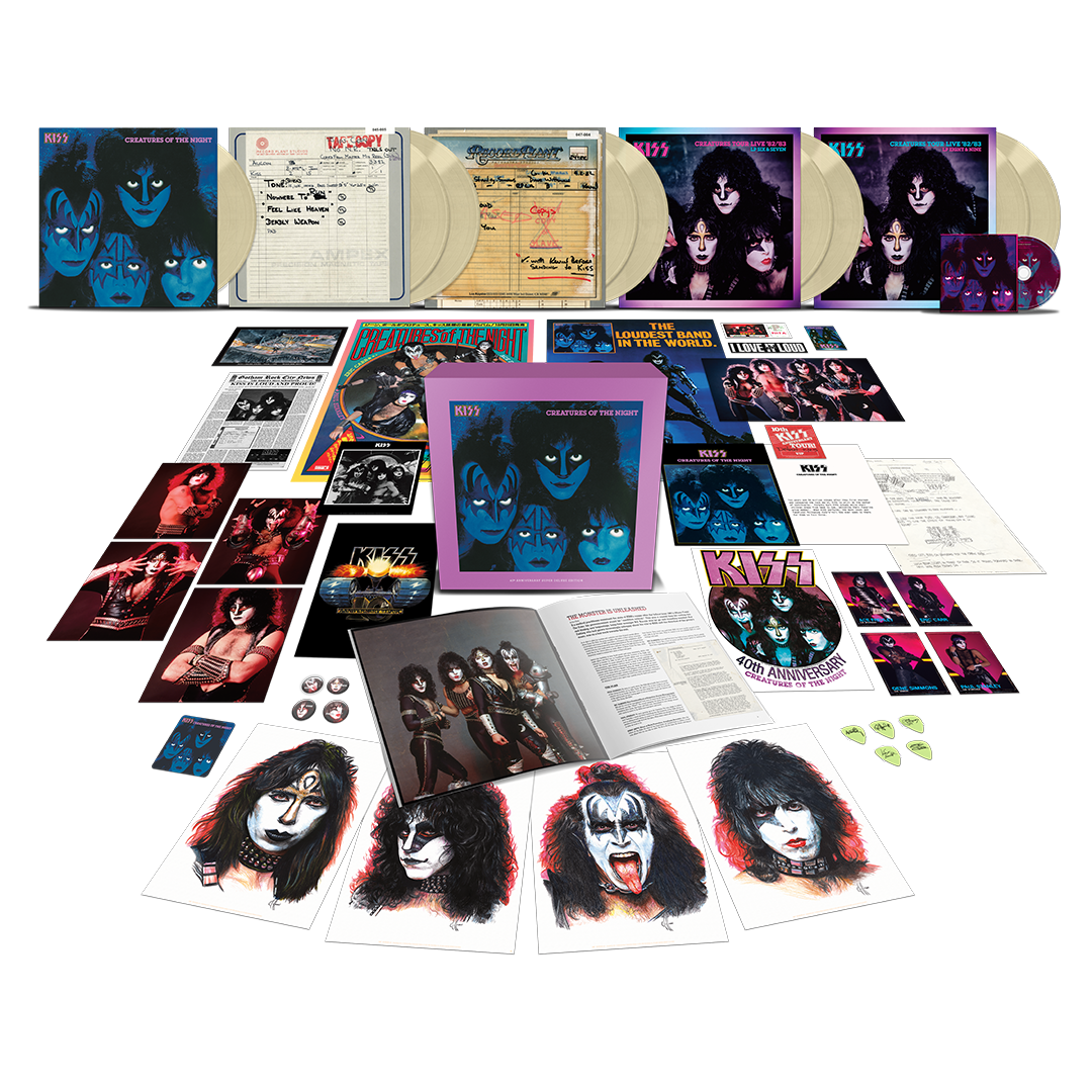 Creatures Of The Night 40th Anniversary (Super Deluxe Glow In The Dark 9LP)