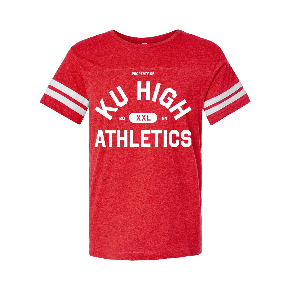 KU HIGH Athletics Jersey T-Shirt Front