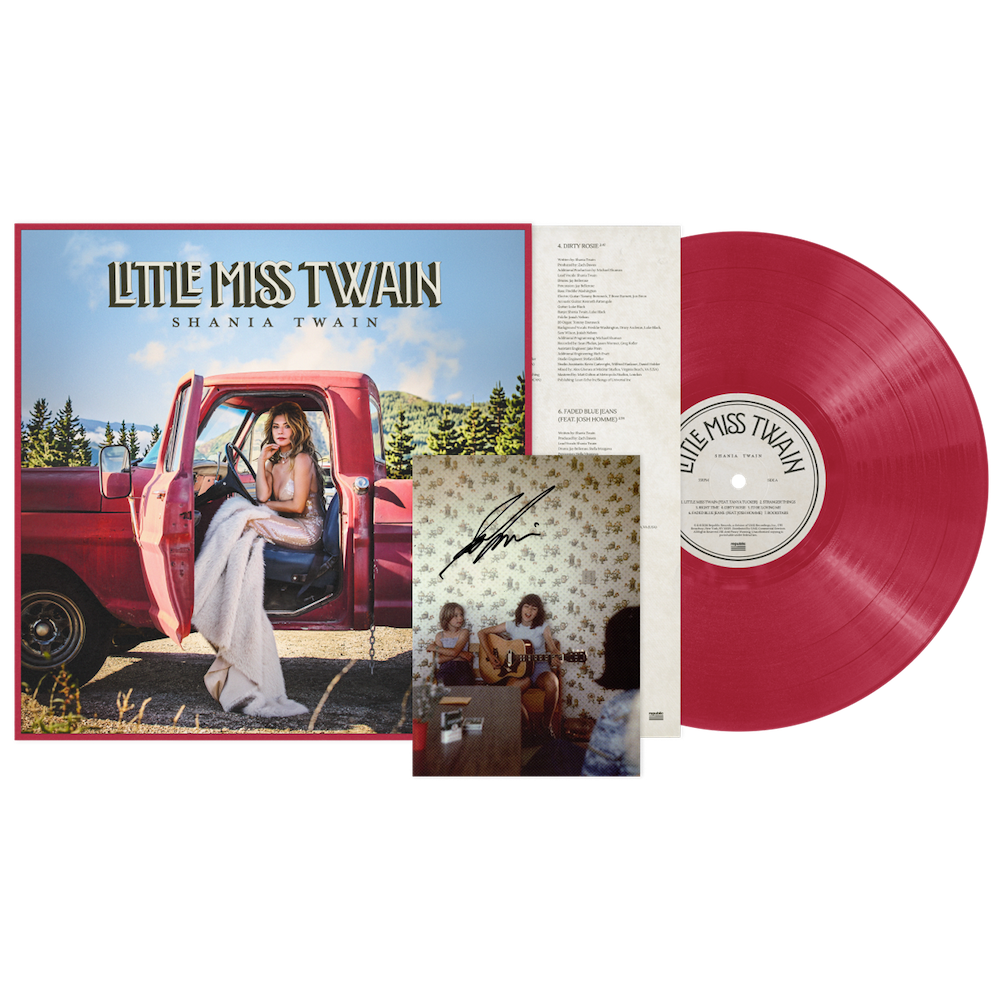Little Miss Twain (Rosie Red LP) + Signed Art Card