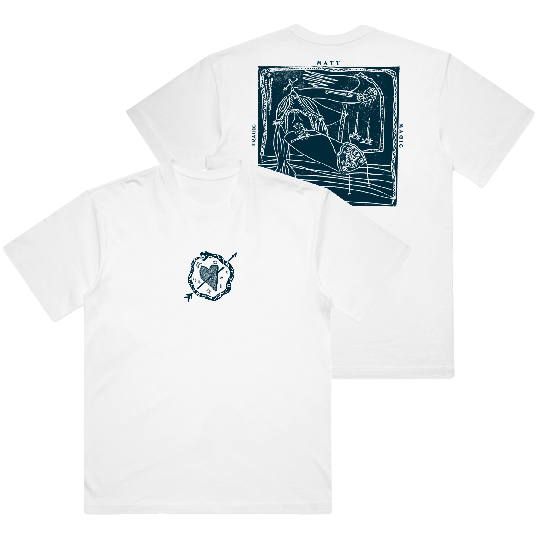 Tragic Magic T-Shirt Front and Back