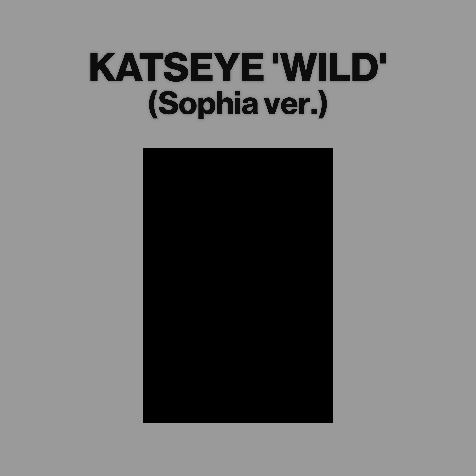 WILD (Sophia Version CD)