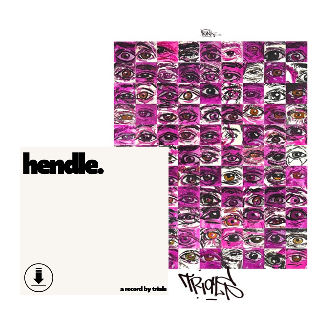 trials Exclusive Hand Painted Poster + hendle (Digital Album)