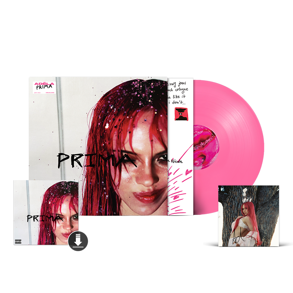 PRIMA (Pink LP) + Signed Art Card + Digital Album