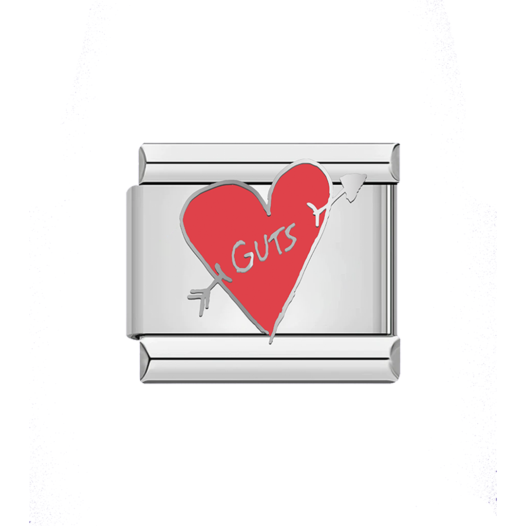 GUTS heart charm