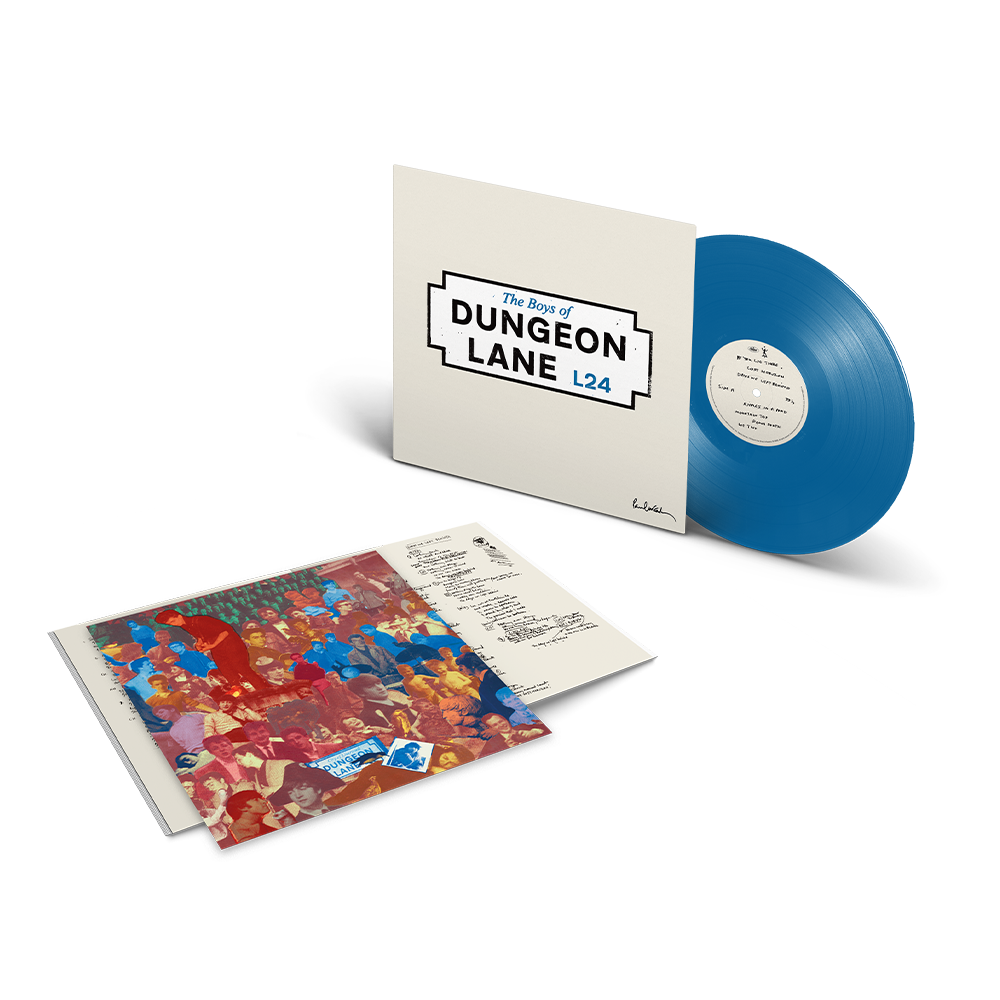 The Boys of Dungeon Lane (Exclusive Blue LP) Exploded Packshot