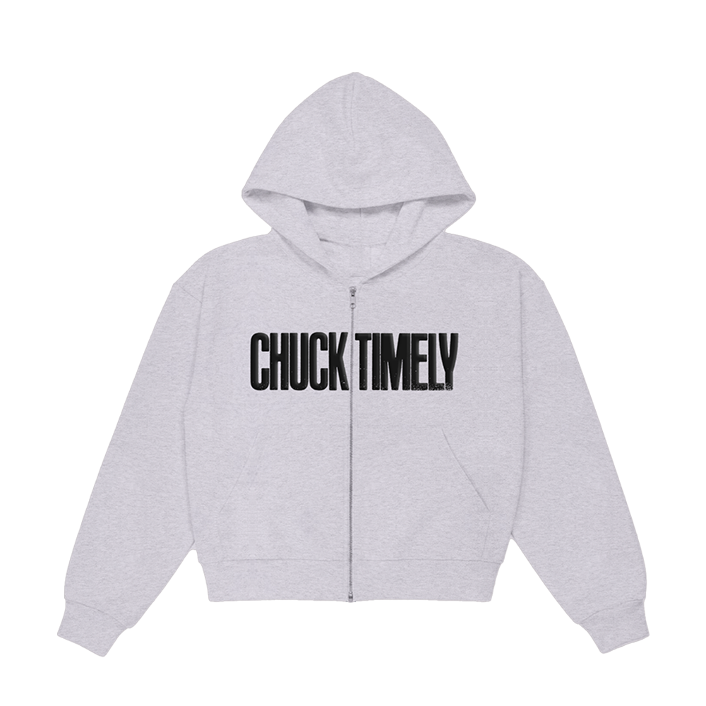 Chuck Grey Hoodie Front