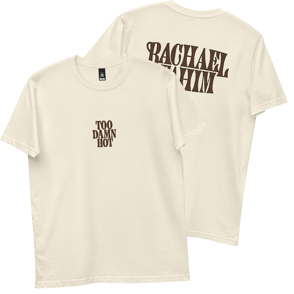 Rachael Fahim AMTD '25 T-Shirt Front and Back