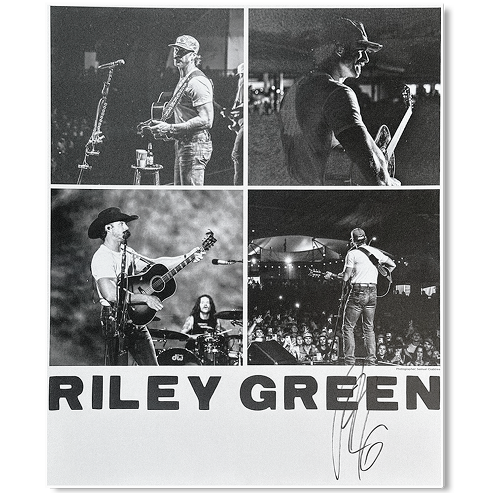 Riley Green Signed A3 Poster