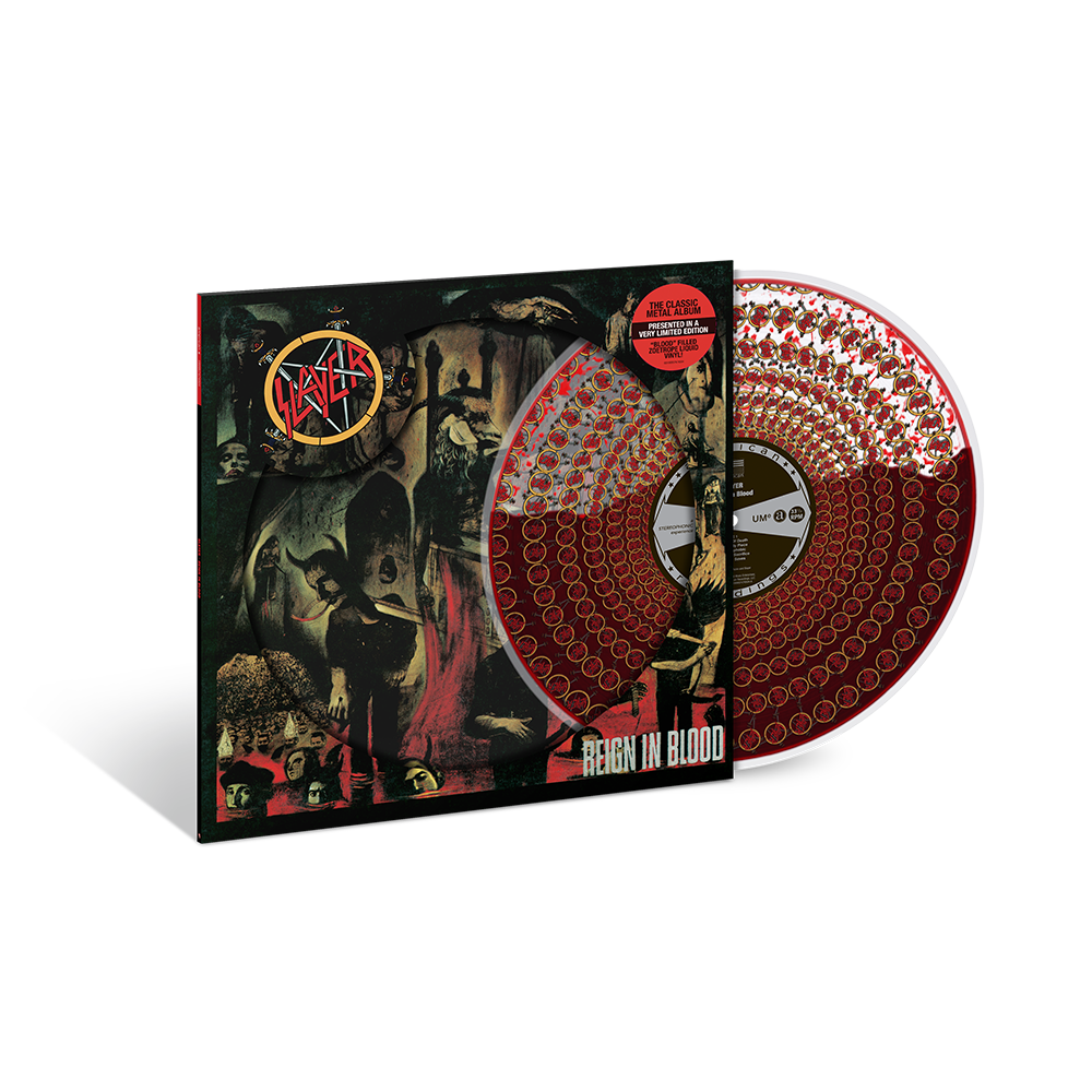 Reign In Blood (40th Anniversary "Blood" Filled Zoetrope LP)