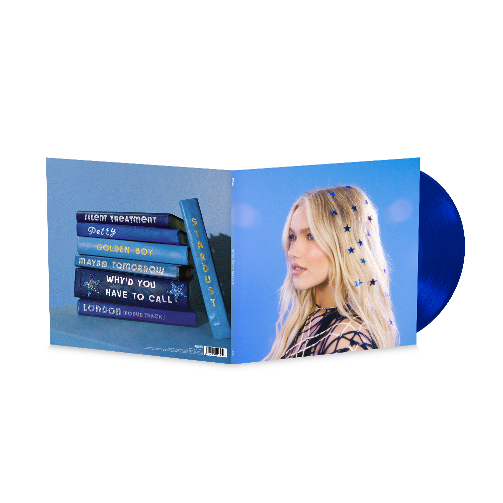 STARDUST (Translucent Cobalt Blue LP) Open Sleeve