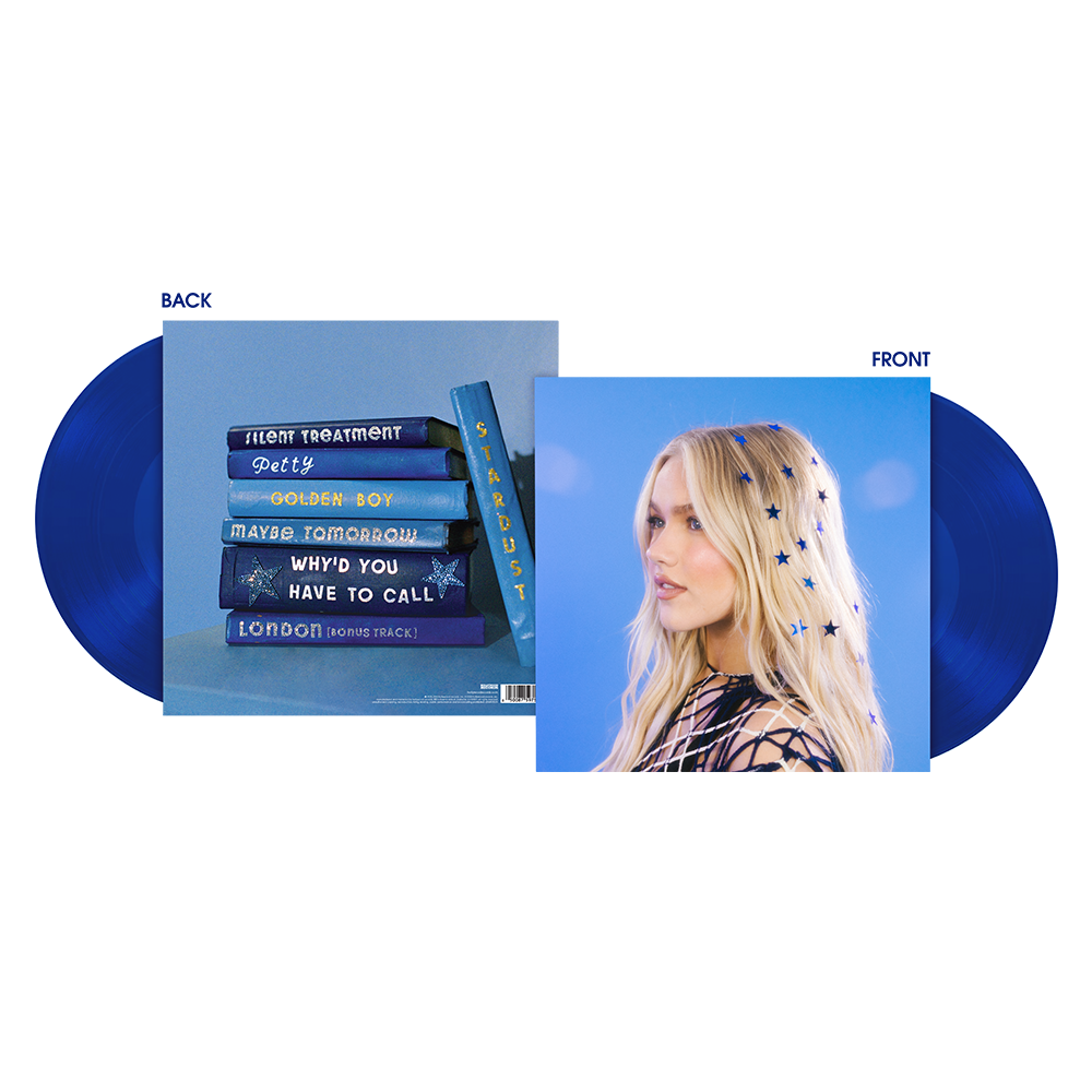 STARDUST (Translucent Cobalt Blue LP) Front and Back