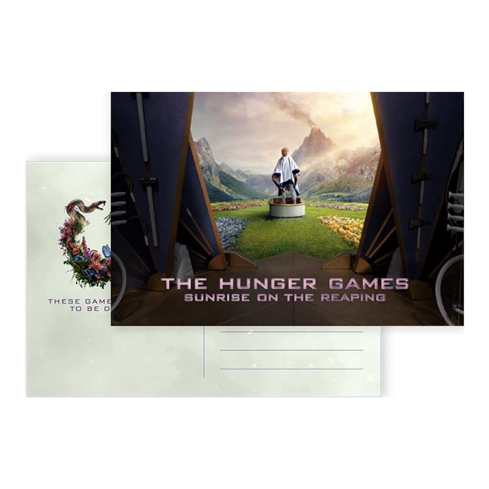 The Hunger Games: Sunrise On The Reaping The Album Exclusive Postcard